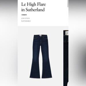 NWOT- FRAME -Le High Flare in Sutherland